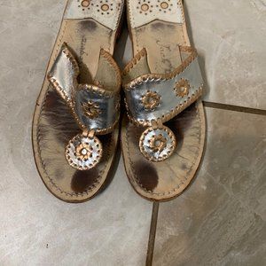 Gold/Silver Jack Rogers Sandals